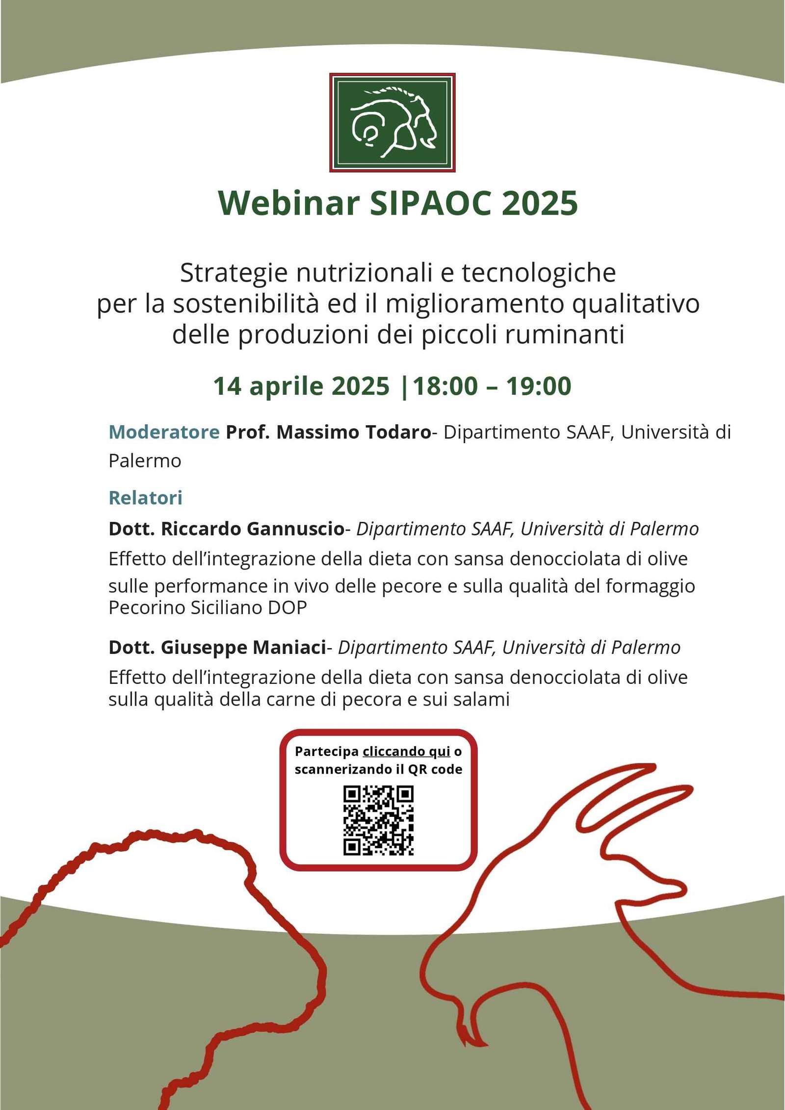 Strategie nutrizionali e tecnologiche per la sostenibilità ed il miglioramento qualitativo delle produzioni dei piccoli ruminanti